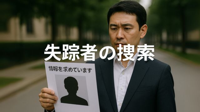 鬱病の家族が失踪したときに警察や探偵、SNSを活用して今すぐできる探し方を解説するセクションのイメージ画像
